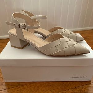 Jo Mercer “Havana” woven low heel